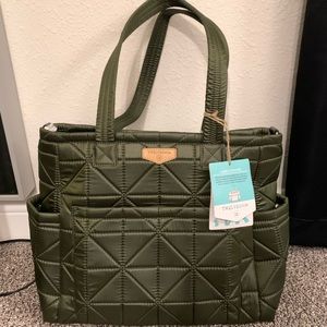 TWELVElittle Carry Love Tote Diaper Bag - Olive